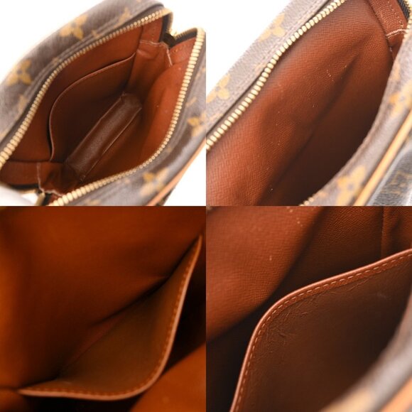 LOUIS VUITTON Authentic Brown Monogram Canvas Shoulder Bag - Picture 10 of 11